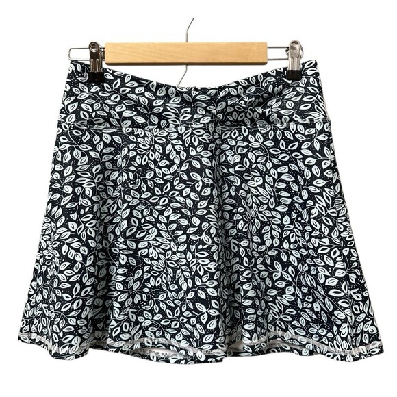 LouKeith Skort Women's Medium Floral Blue Activewear with Pocket - Picture 1 of 10